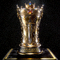 英雄联盟全球总决赛奖杯 - 召唤师杯在聚光灯下的特写